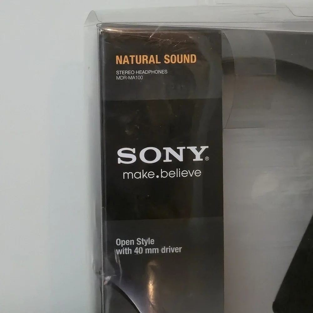 Sony MDR-MA100 Stereo Headphones MDRMA100 Natural Sound 0pen Style